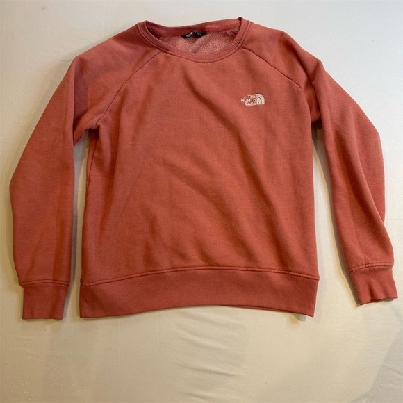 The North Face Women's Pink Crew‎ Neck Sweatshirt Size L Long Sleeve - Picture 2 of 7